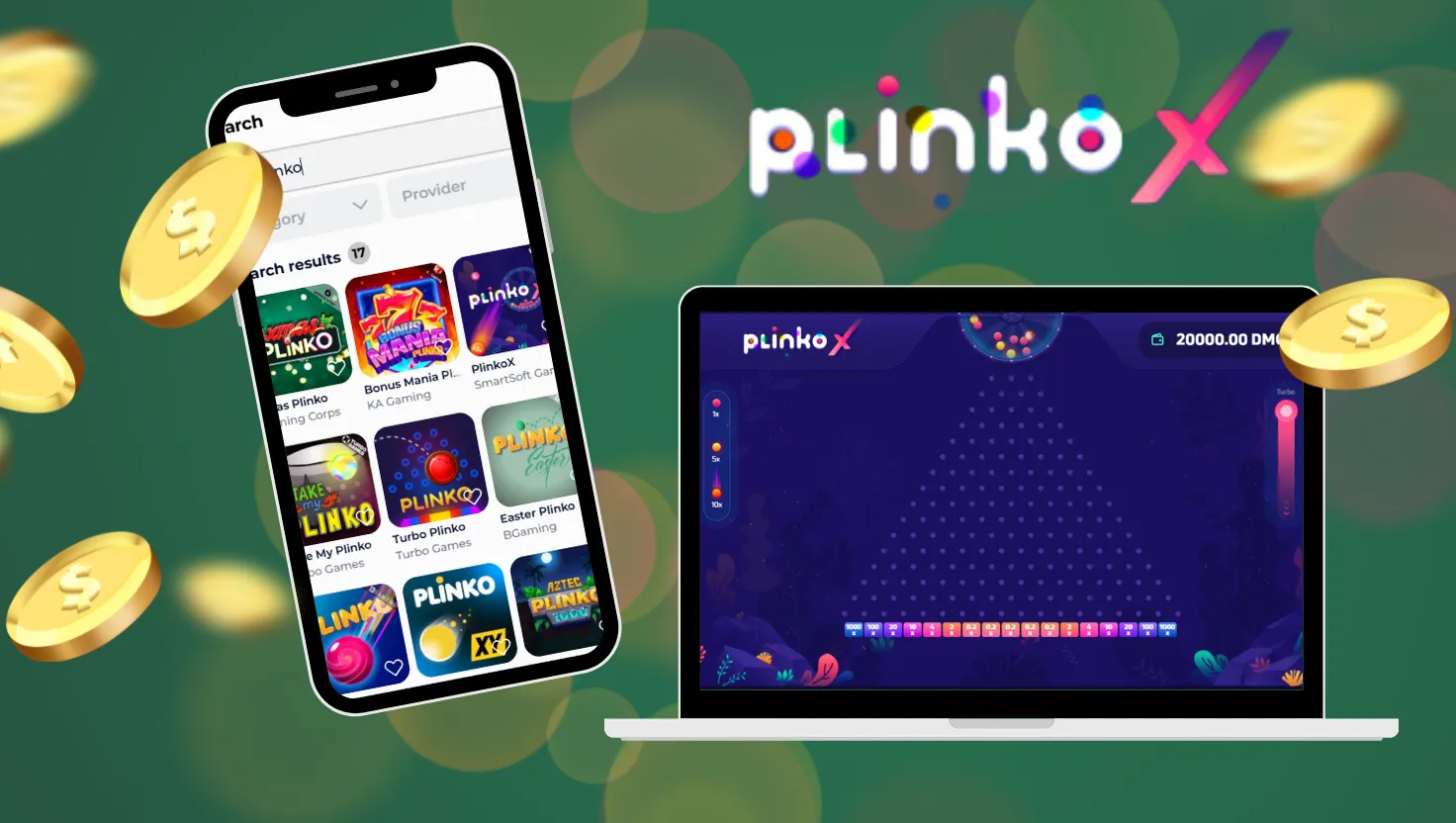 Speel plinko bij Kinghills Casino vanaf je telefoon en PC